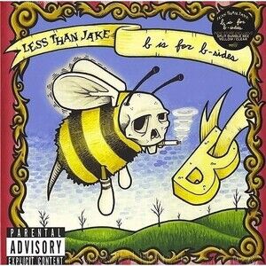 Less Than Jake, B is for B-Sides, Ltd Yellow and Clear Vinyl, Smart Punk Records